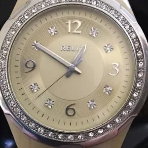 Relic | Accessories | Ladies Relic Cream Marble Rhinestone  display picture 1